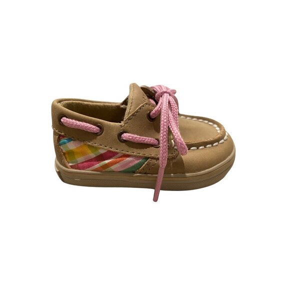 Sperry Top-Siders Baby Girl's Plaid Boat Shoes - New without Tags! - Picture 1 of 5